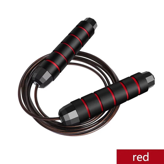 Professional Jump Rope Tangle Free Rapid Speed Jumping Rope Foam Handle Adjustable Steel Skipping Rope Gym Fitness Slim Body