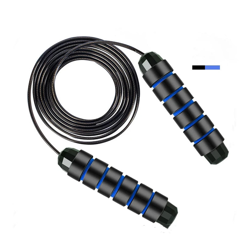 Professional Jump Rope Tangle Free Rapid Speed Jumping Rope Foam Handle Adjustable Steel Skipping Rope Gym Fitness Slim Body