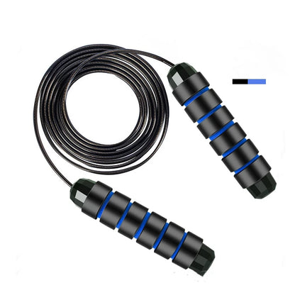 Professional Jump Rope Tangle Free Rapid Speed Jumping Rope Foam Handle Adjustable Steel Skipping Rope Gym Fitness Slim Body