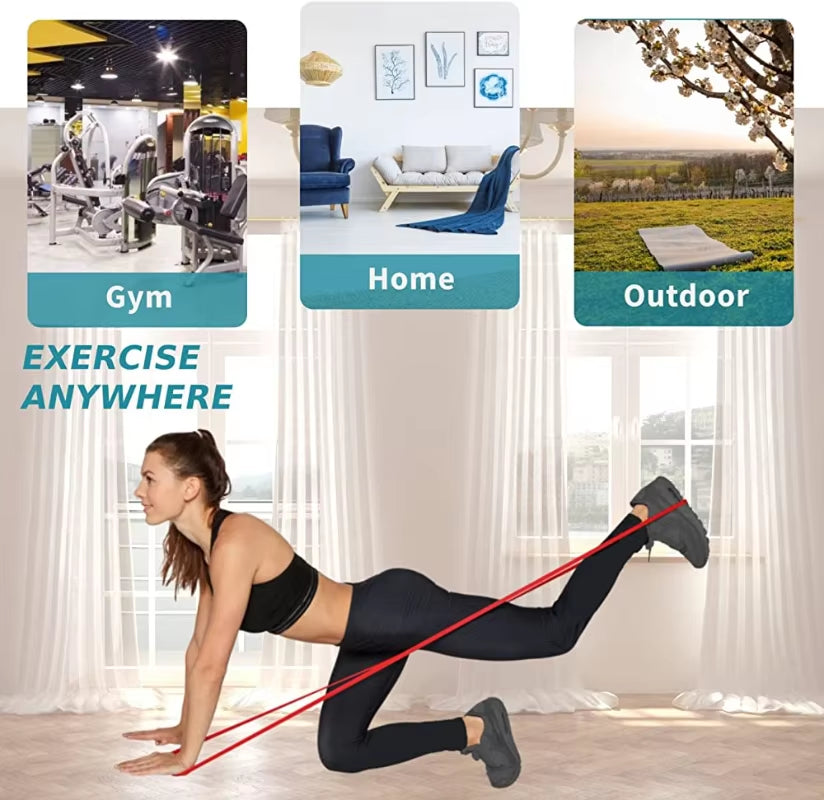Ultimate Resistance Band Set for Pull-Up Assistance & Home Workouts - Heavy Duty Stretch Bands for Effective Exercise & Physical Therapy